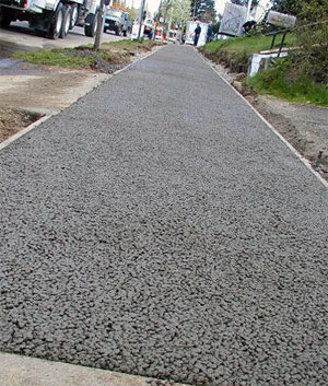 concrete sidewalk